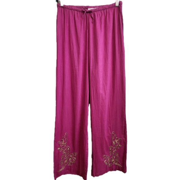 Newport News Other - Newport News Beach Pants L‎ bathing suit cover up Vacation Resort Cruise Wear
